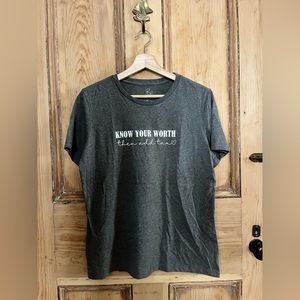 Know your worth tshirt